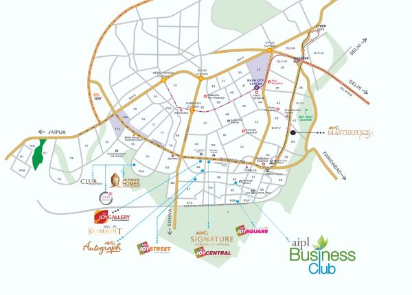 AIPL Autograph Location Map