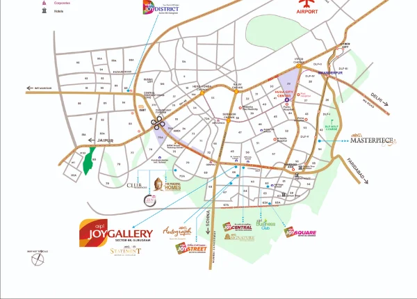 Aipl Joy Gallery Location Map